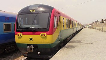 Train at Accra Railway Station Train In Accra 005.jpg