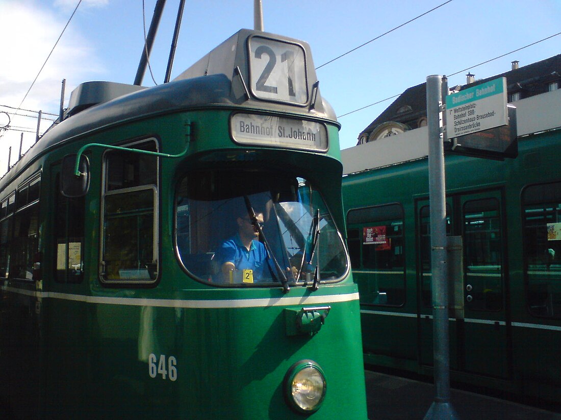 Ligne 21 du tramway de Bâle