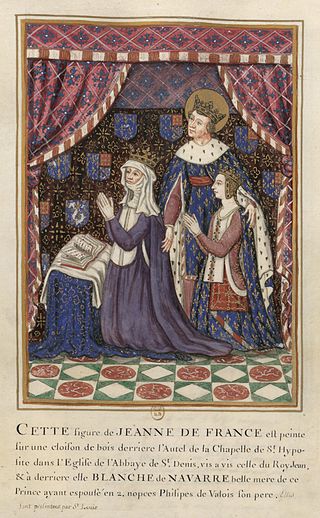 <span class="mw-page-title-main">Blanche of Navarre, Queen of France</span> Queen consort of France