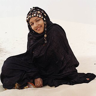 Eine Tuareg-Frau