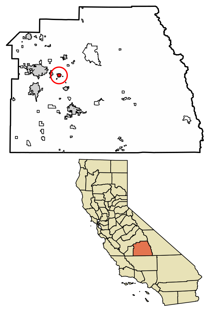 The population density of Exeter in California is 6.38 square kilometers (2.46 square miles)