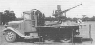 <span class="mw-page-title-main">20 mm AA machine cannon carrier truck</span> Weapon