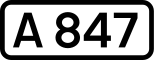 A847 Schild