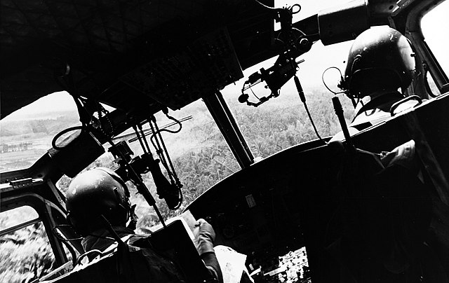 UH-1B cockpit view