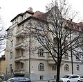 Ungererstraße 40; Mietshaus, später Jugendstil, um 1910; Gruppe mit Antonienstraße 1, gleichzeitig mit Ungererstraße 42. This is a picture of the Bavarian Baudenkmal (cultural heritage monument) with the ID D-1-62-000-7103 (Wikidata)