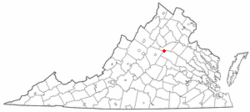 Lage von Gordonsville, Virginia