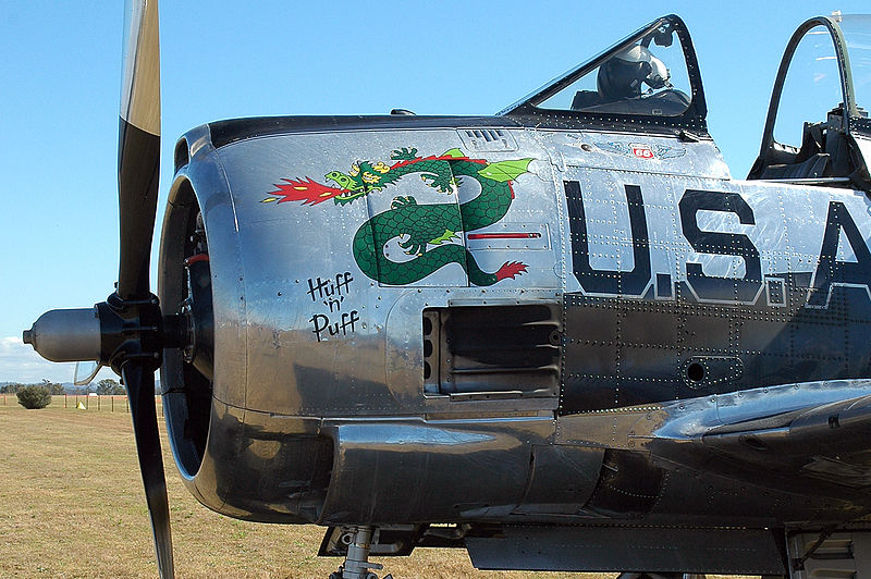 File:VH-TRO 'Huff 'n' Puff' North American AT-28D-5 Trojan (9227012869).jpg