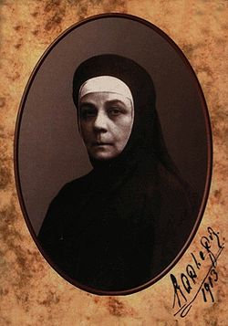 Sœur Varvara Yakovleva, l'une des victimes de l'exécution d'Alapaïevsk, en 1913.