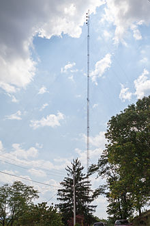 Antenna on Jackson Street in Westover WCLG antenna mast.jpg