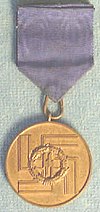 SS medaille, dienstonderscheiding voor 8 jaar dienst