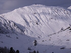 Kilátás a Wanglspitze-re.