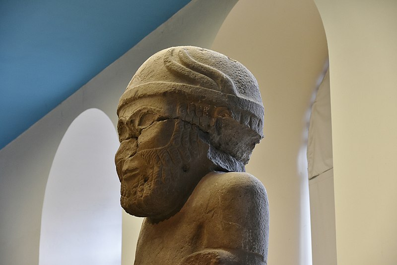 File:Wather god Haddad, from Turkey, ca. 775 BCE; Pergamon Museum, Berlin (1) (25370601807).jpg