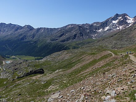 Weg von Kurzras hinauf zum Hochjoch