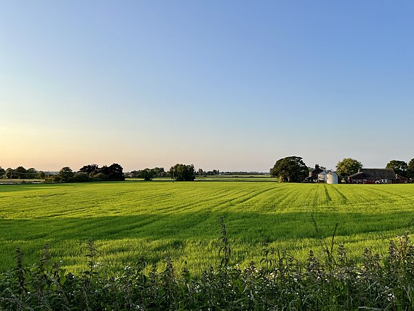 The West Lancashire plain near Burscough