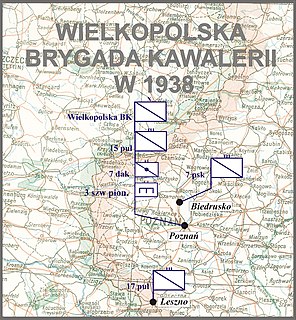 Wielkopolska Cavalry Brigade Historical cavalry unit of the Polish Army