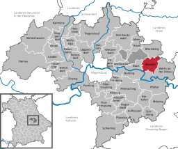 Läget för Wiesent i Landkreis Regensburg