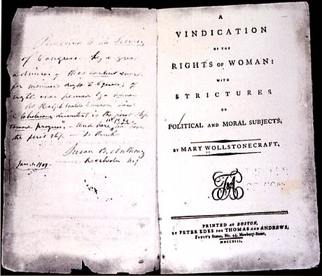 Vindicación de los derechos de la mujer