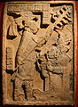 Image 23Shield Jaguar and Lady Xoc, Maya, lintel 24 of temple 23, Yaxchilan, Mexico, ca. 725 ce. (from History of Mexico)