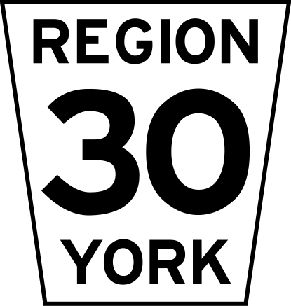 File:York Regional Road 30.svg