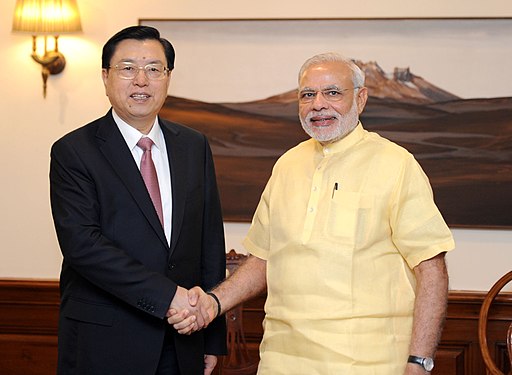 Zhang Dejiang, Chairman of the Standing Committee of the National People’s Congress of China, calls on Prime Minister Narendra Modi