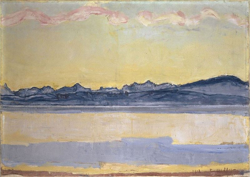 File:'Mont-Blanc with Pink Cloud' by Ferdinand Hodler, 1918.jpg