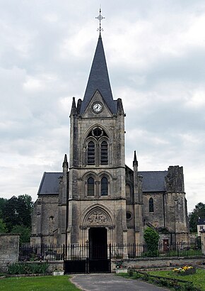 Église Saint-Nicolas de Laval-en-Laonnois - Façade.jpg