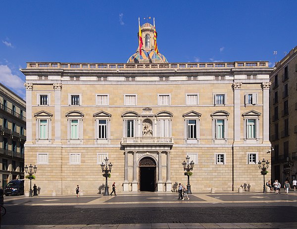 Palau de la Generalitat de Catalunya, Barcelona, seat of the Executive Council and the Presidency of Catalonia