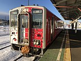 キハ54 521　地球探索鉄道花咲線ラッピング車両 （2019年1月 根室駅）