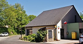 The town hall in Condat-en-Combraille