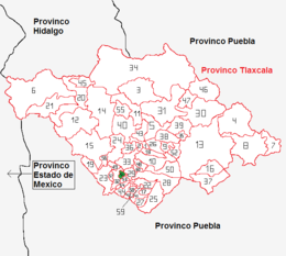 San Jerónimo Zacualpan - Carte