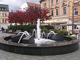 08-10-7 Aue Brunnen Altmarkt