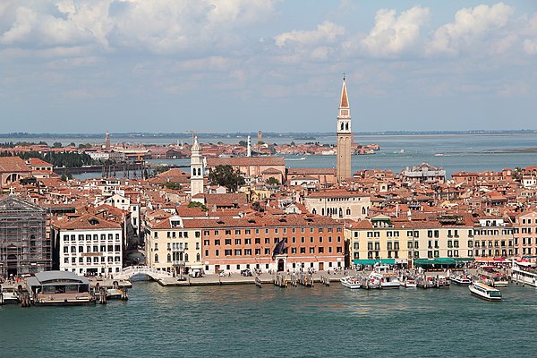 San Franceso della Vigna seen from the bell tower of San Giorgio Maggiore