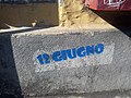 Italiano: 12 giugno: graffito in via Saluzzo, Torino