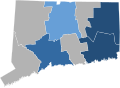 Results for the 1818 Connecticut gubernatorial election by county.