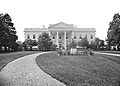 The North Lawn during the Lincoln administration in the 1860s