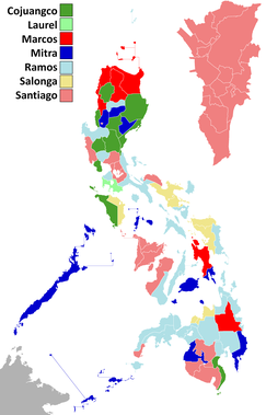 Rezultatul alegerilor prezidențiale din Filipine din 1992 pe provincie.png