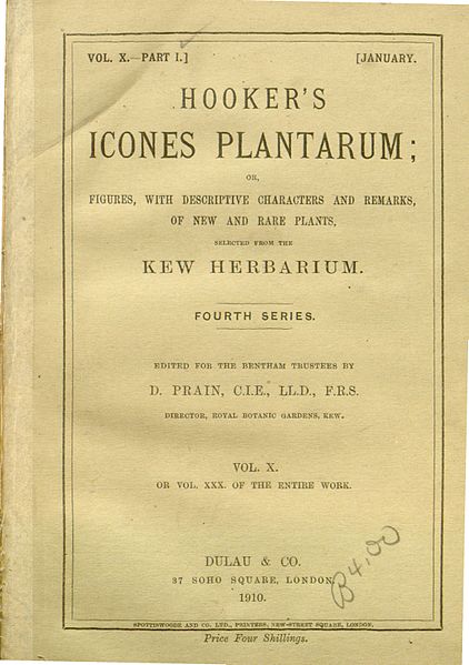 File:1Hookers - Icones Plantarum vol. 30 Title 2 (1913).jpg