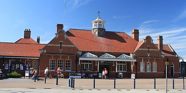 The original building has been converted into a shopping centre
