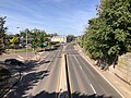 File:2021-09-27 14 45 57 View north along Somerset County Route 533 (Main Street) from the overpass for the rail line between Harran Avenue and Kennedy Boulevard in Manville, Somerset County, New Jersey.jpg