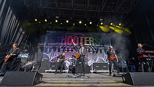 The Hooters performing in 2022