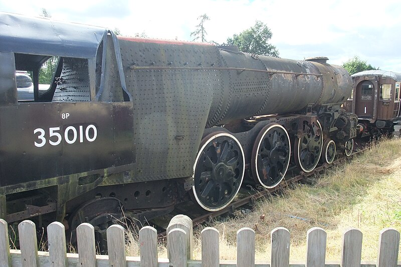 File:35010 Blue Star at Colne Valley Railway 3.jpg