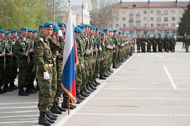 The 3rd Spetsnaz Brigade on parade