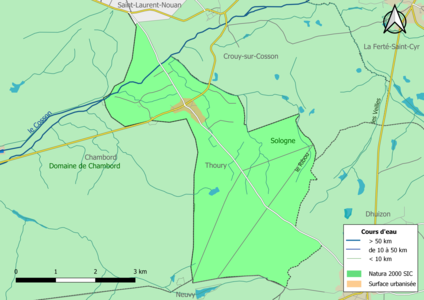 La commune est entièrement incluse dans le site Natura 2000 « la Sologne ».