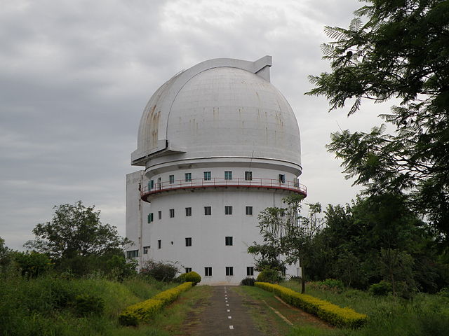 A view of the Vainu Bappu Observatory