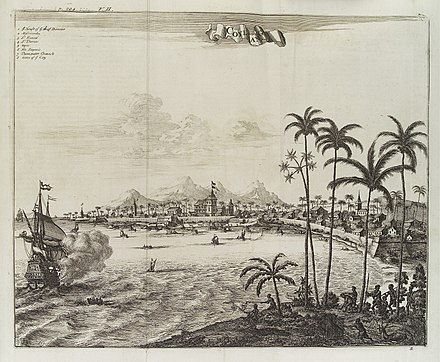 Kollam, the capital of Venad, in 1700s