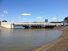 Abbotsford Road Bridge, listed on the Brisbane Heritage Register Abbotsford Road Bridge 01.JPG