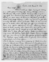 Letter from President Abraham Lincoln to Mary Todd Lincoln, written from Exeter, where Lincoln was visiting son Robert Todd Lincoln, then an Exeter student. March 1860 Abraham Lincoln letter Exeter New Hampshire.jpg
