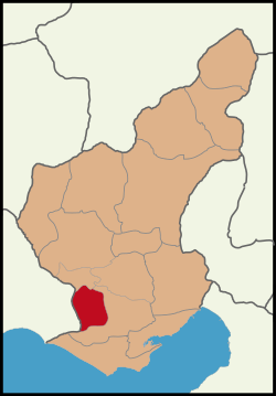 Location of Seyhan within صوبہ آدانا.
