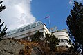 English:" The viewing platform situated atop the Aksla hill near the centre of Ålesund, Norway.