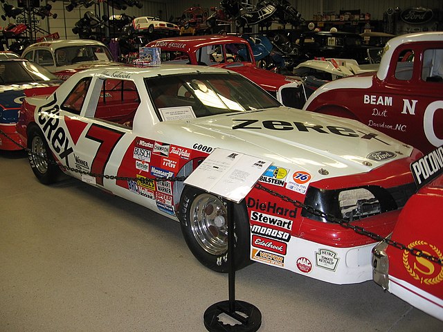 Kulwicki's 1988 car, which he used for his Polish victory lap